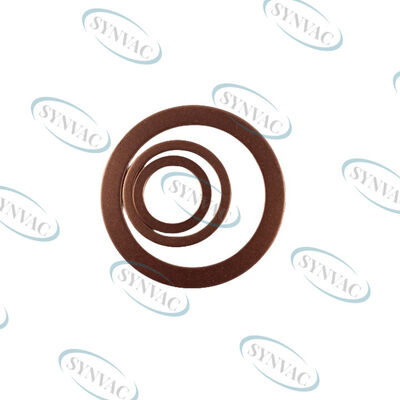 CF16-250 Flange Fitting CF Copper Gasket For High Vacuum