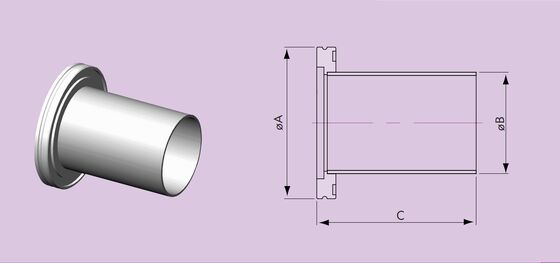 ISO Half Nipple SS304 Vacuum Systems Vacuum Chambers Semiconductor Industry