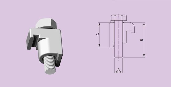 Middle Vacuum ISO Single Wall Clamp For ISO-K Flange