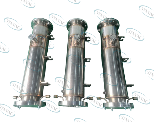 304 Or 316L Custom Double Layer Water Cooling Vacuum Pipeline