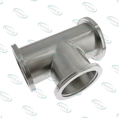 SUS304 SUS316L ISO Tees Vacuum Fittings For Vacuum System
