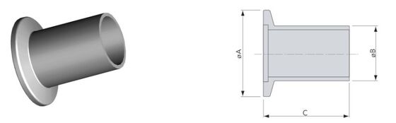 Long KF Half Nipple Flange Low Vacuum Semiconductor Processing