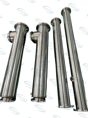 304 Or 316L Custom Double Layer Water Cooling Vacuum Pipeline