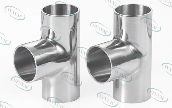 BA Or Blasting Surface Treatment Vacuum Tee For Vacuum System