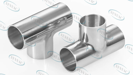 BA Or Blasting Surface Treatment Vacuum Tee For Vacuum System