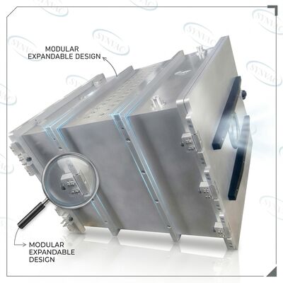UHV Electropolished Stainless Steel Vacuum Chamber 304 316L Low Outgassing for Semiconductor Research Applications