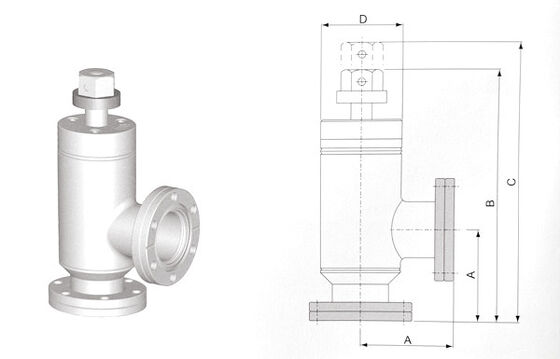 Bakeable All Metal Vacuum Valves Stainless Steel Bellows 316L Shell 304